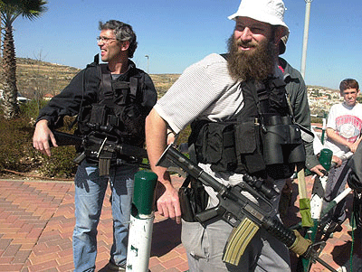 armed settlers